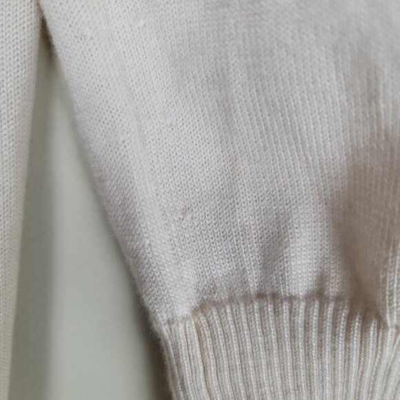 Tory Burch Contrast Collar Long Sleeve Polo Sweater - Picture 13 of 13